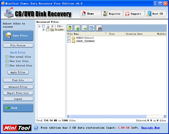 Data recovery software for DVD