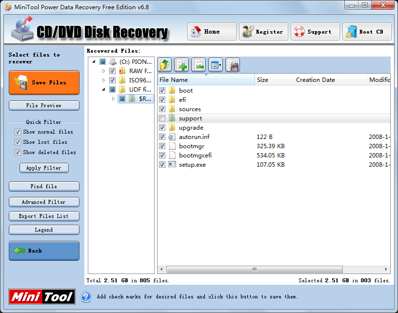 Recover data DVD2