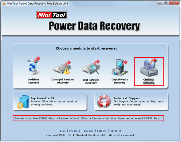 How-to-recover-files-from-damaged-dvd-main-interface