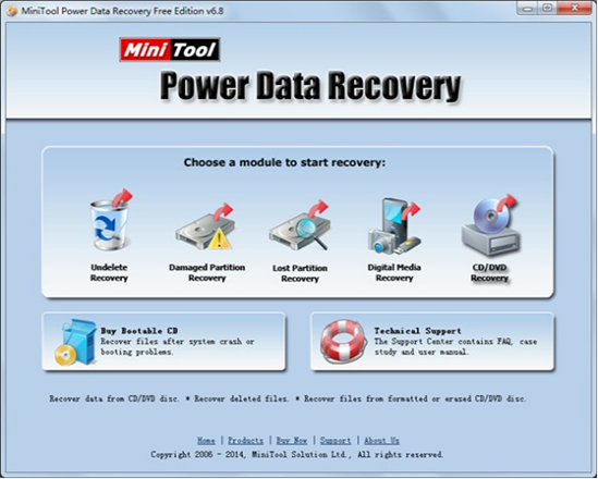 dvd-recovery-freeware-main-interface